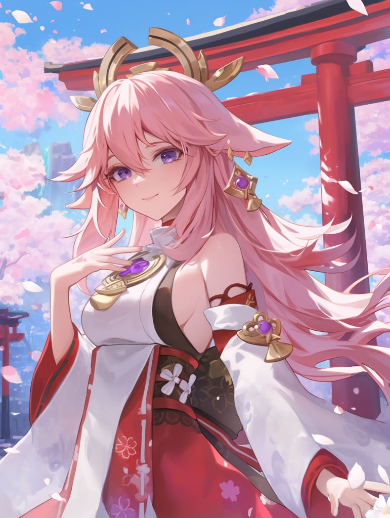 【非公式】 八重神子 タペストリー