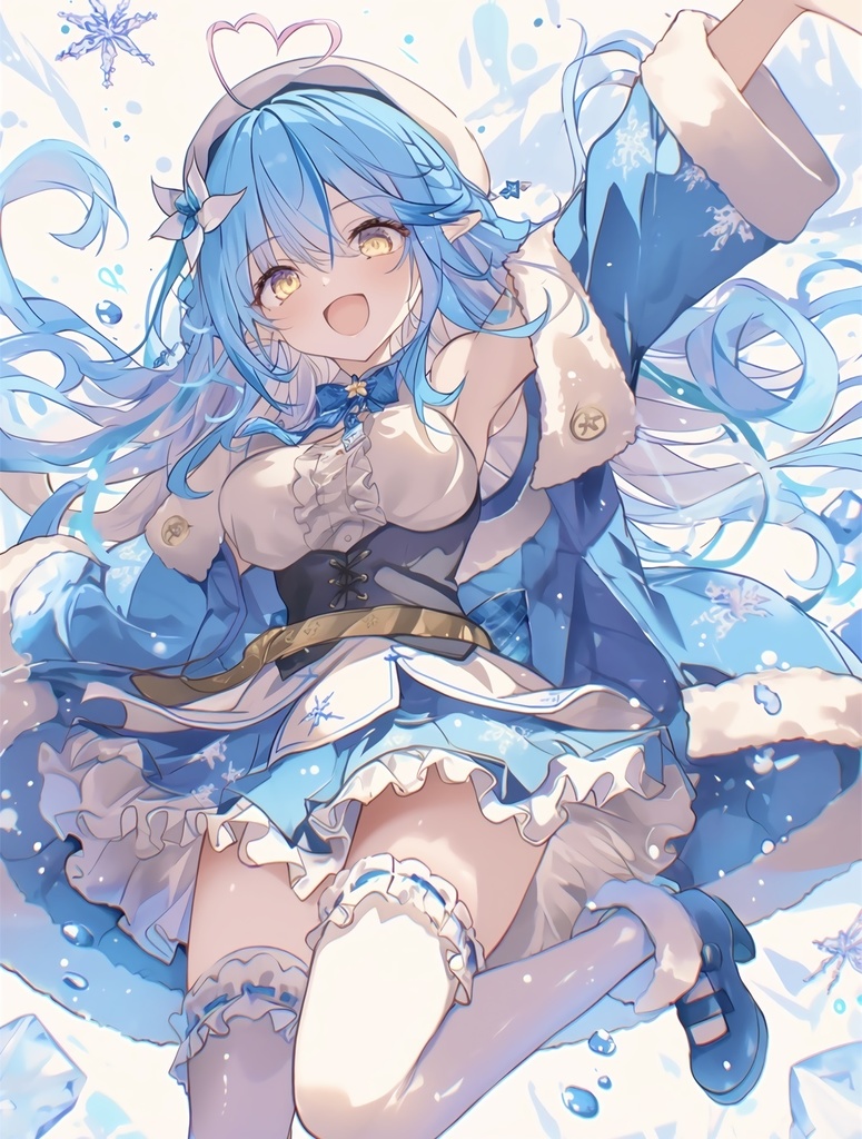 【非公式】 雪花ラミィ タペストリー