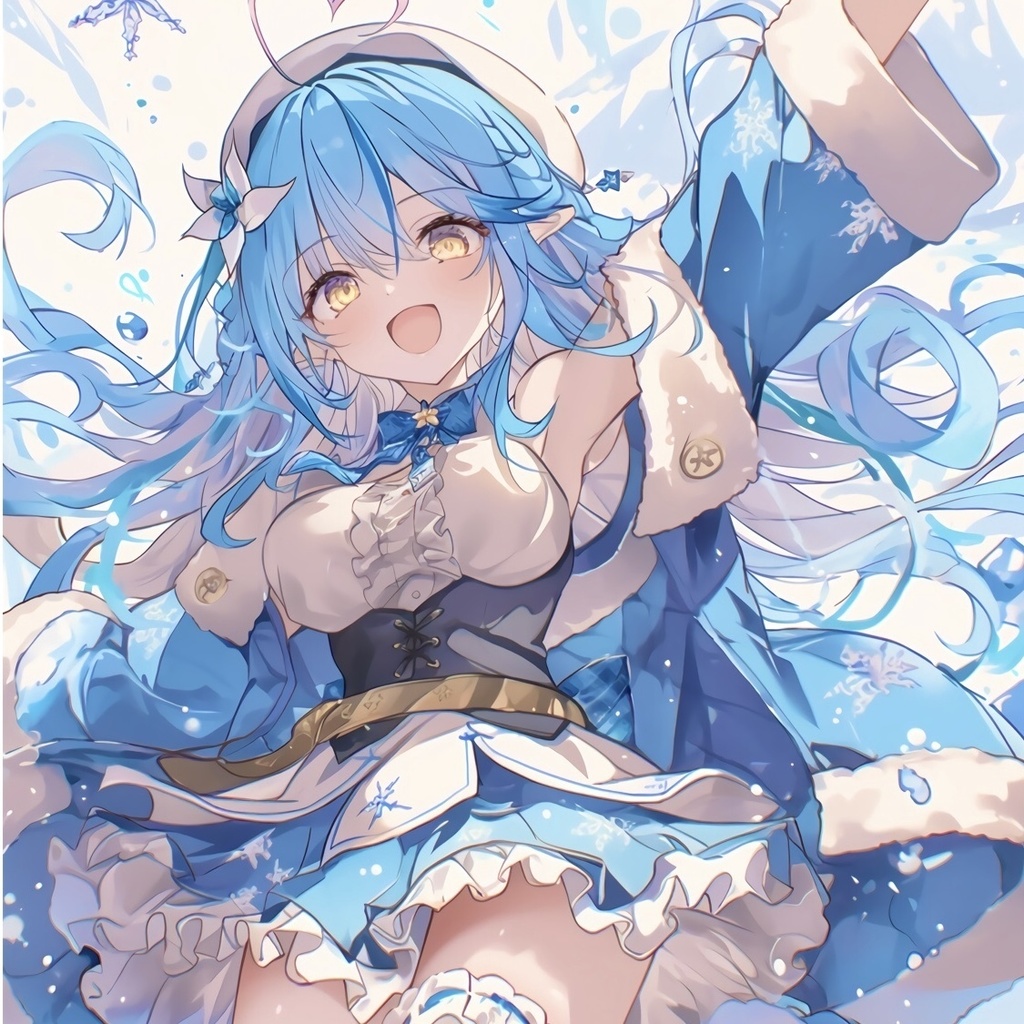【非公式】 雪花ラミィ タペストリー