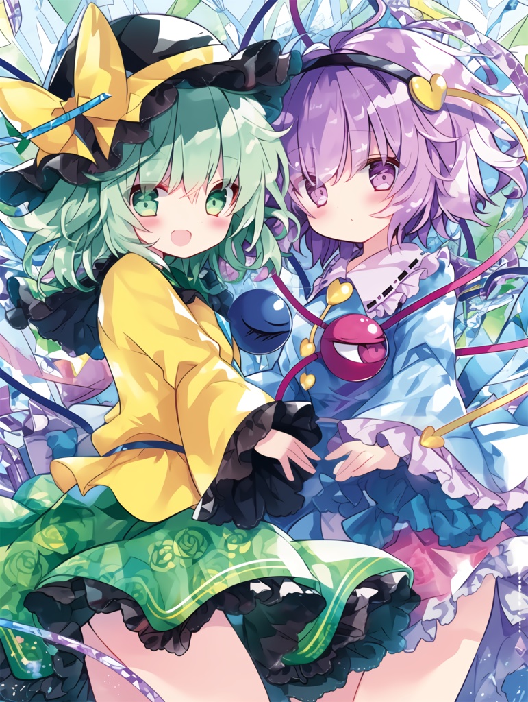 古明地姉妹 タペストリー