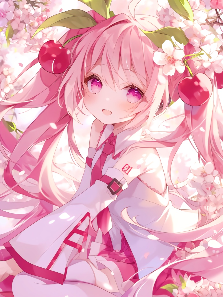 【非公式】 桜ミク タペストリー