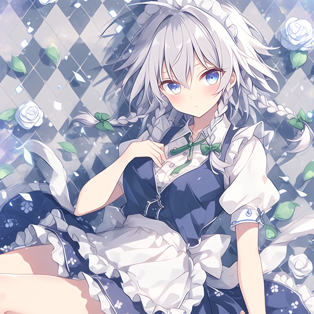 十六夜咲夜 クッションカバー