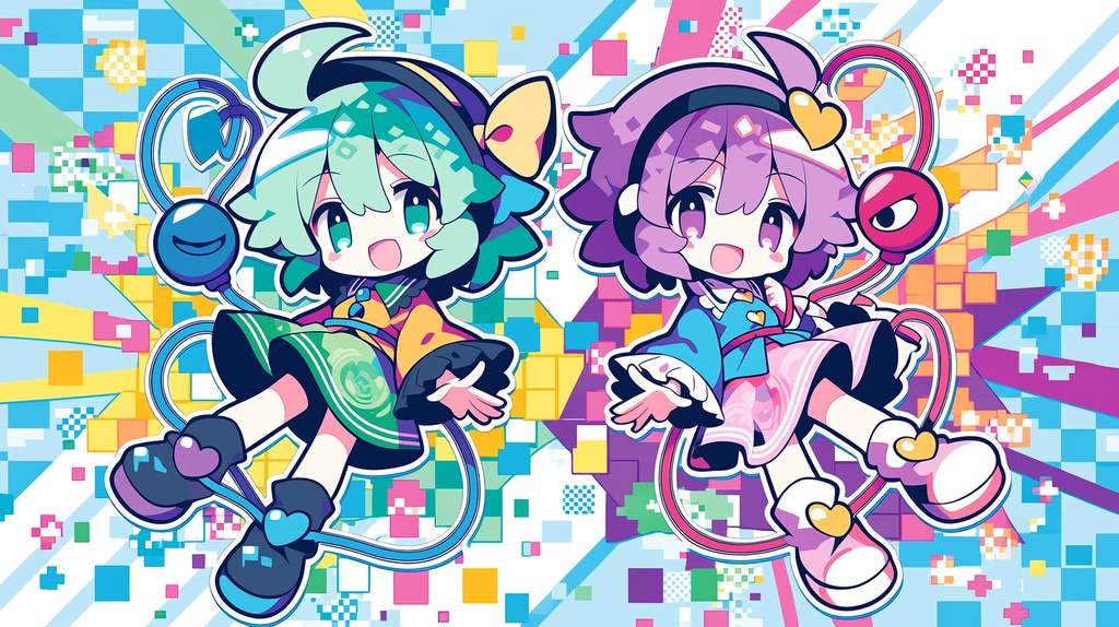 古明地姉妹 プレイマット