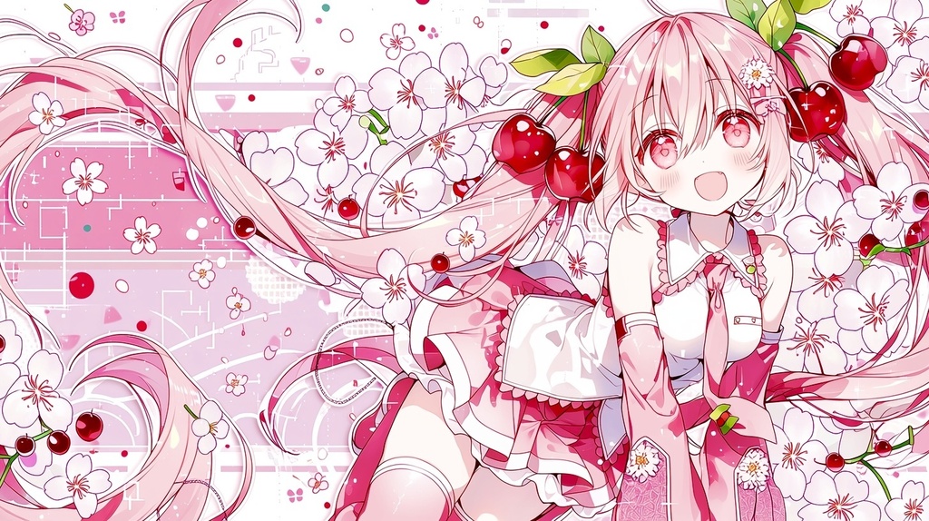 【非公式】 桜ミク プレイマット