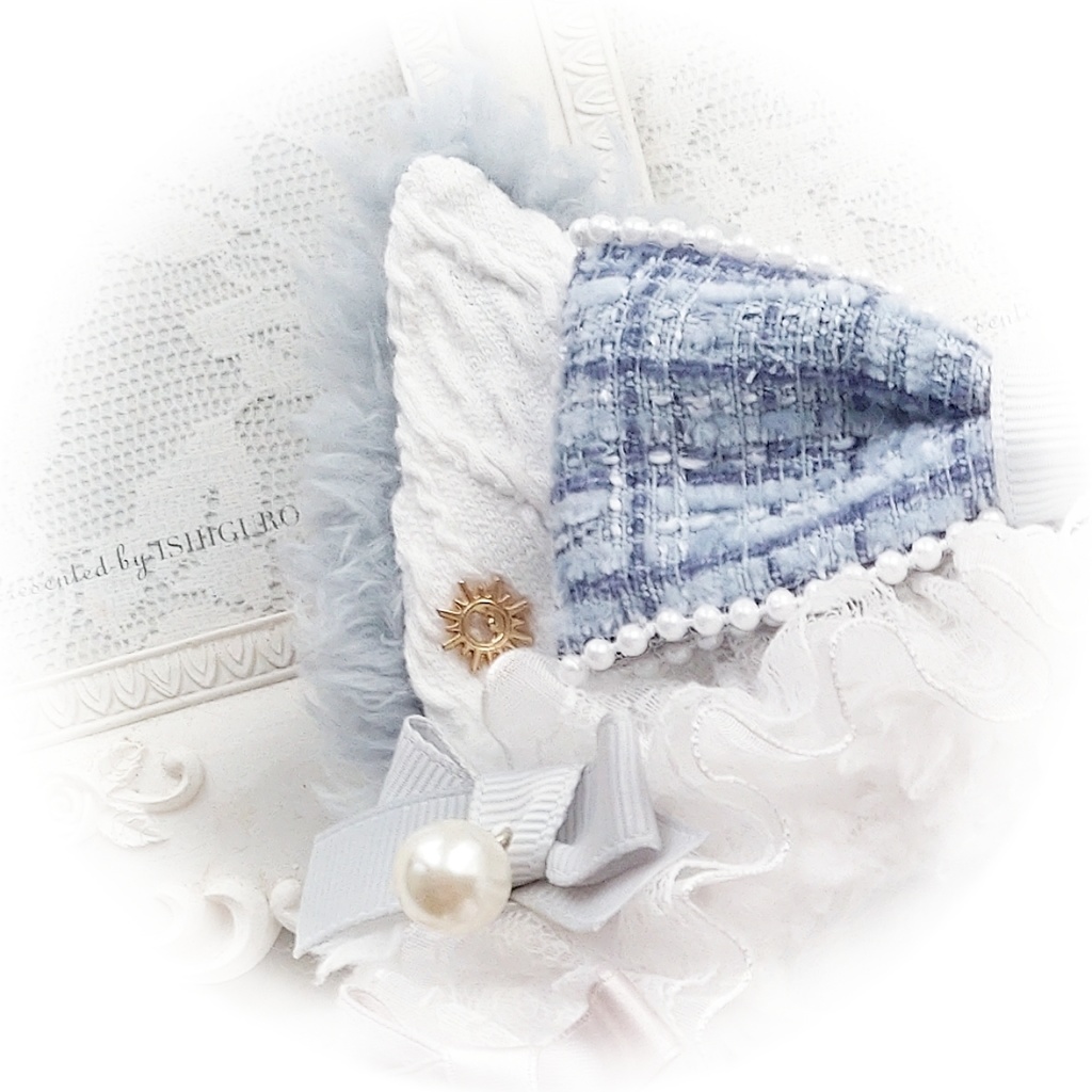 【14〜16cm】ツイードパールの猫ちゃん