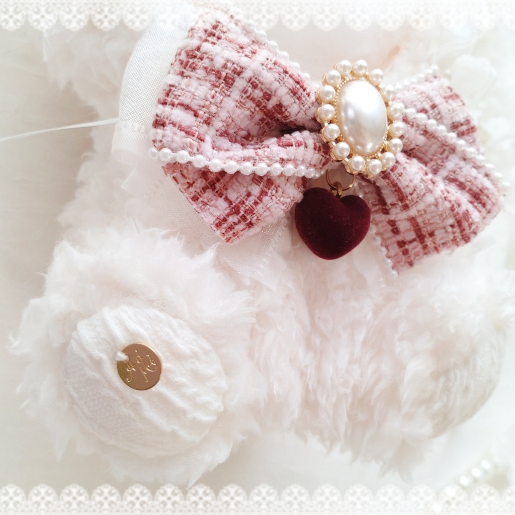 【14〜16cm】ツイードパールの猫ちゃん