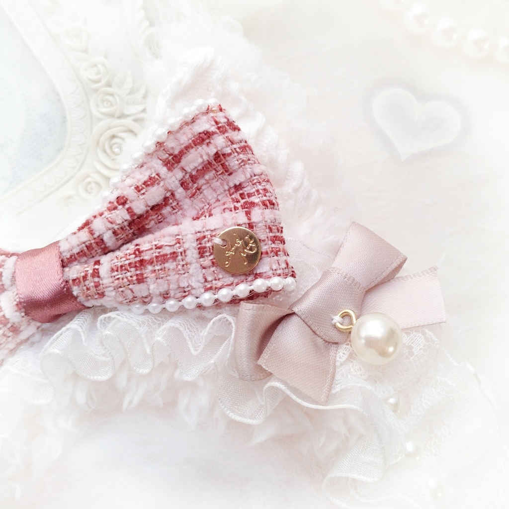 【14〜16cm】ツイードパールの猫ちゃん