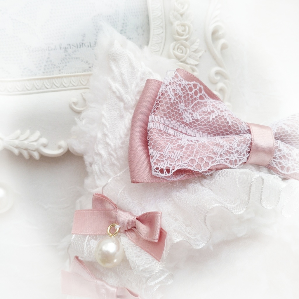 【13cm】サテンとレースのお姫様猫ちゃん着ぐるみ