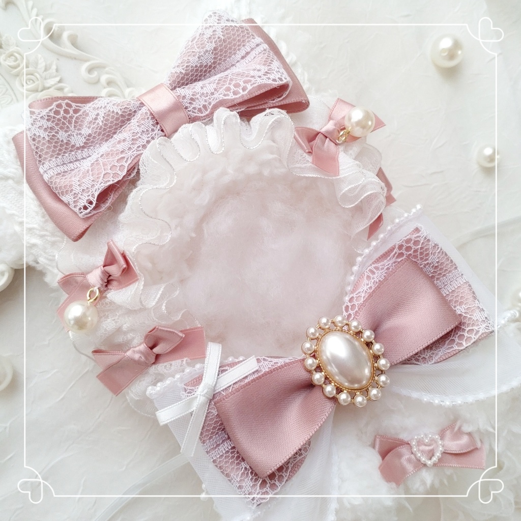 【13cm】サテンとレースのお姫様猫ちゃん着ぐるみ