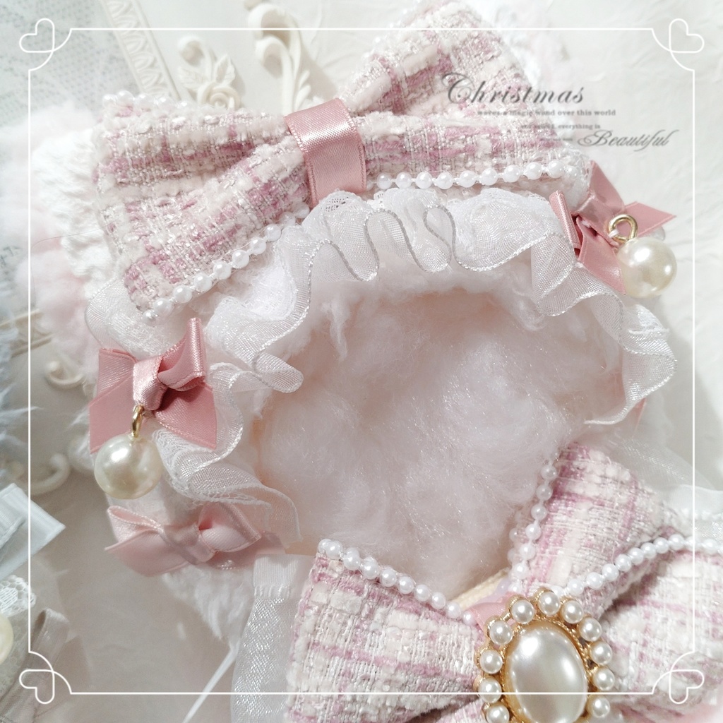 【12〜13cm】ツイードパールのお座り猫ちゃん