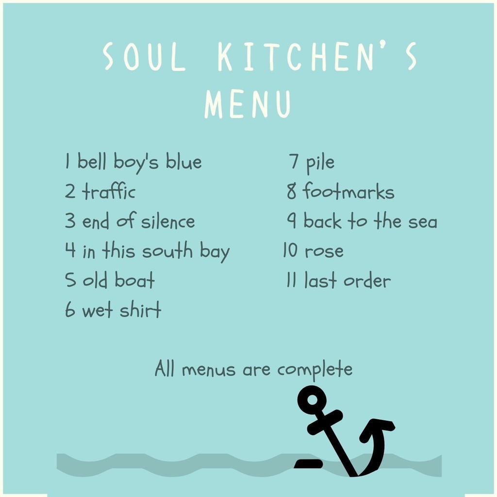 Soul Kitchen's Menu