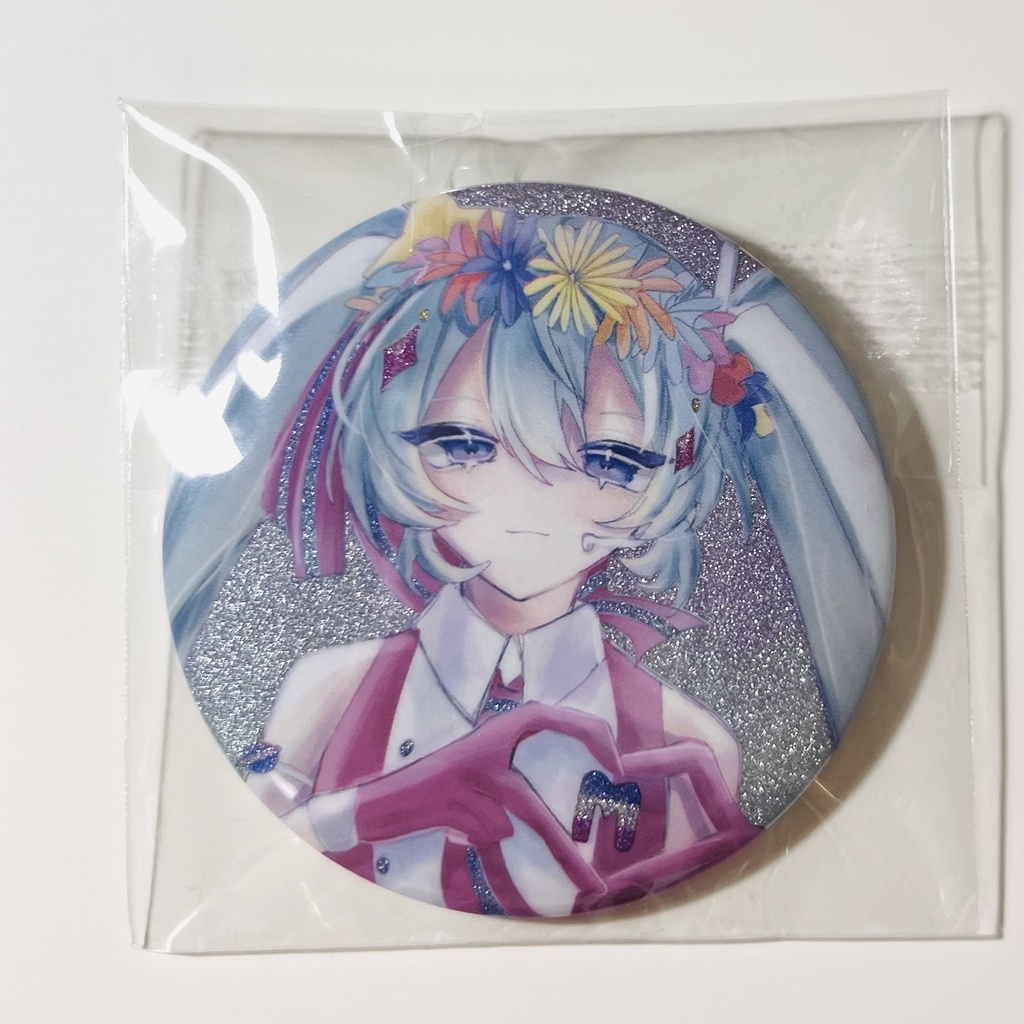 マジカルミライ10th グリッター缶バッジ
