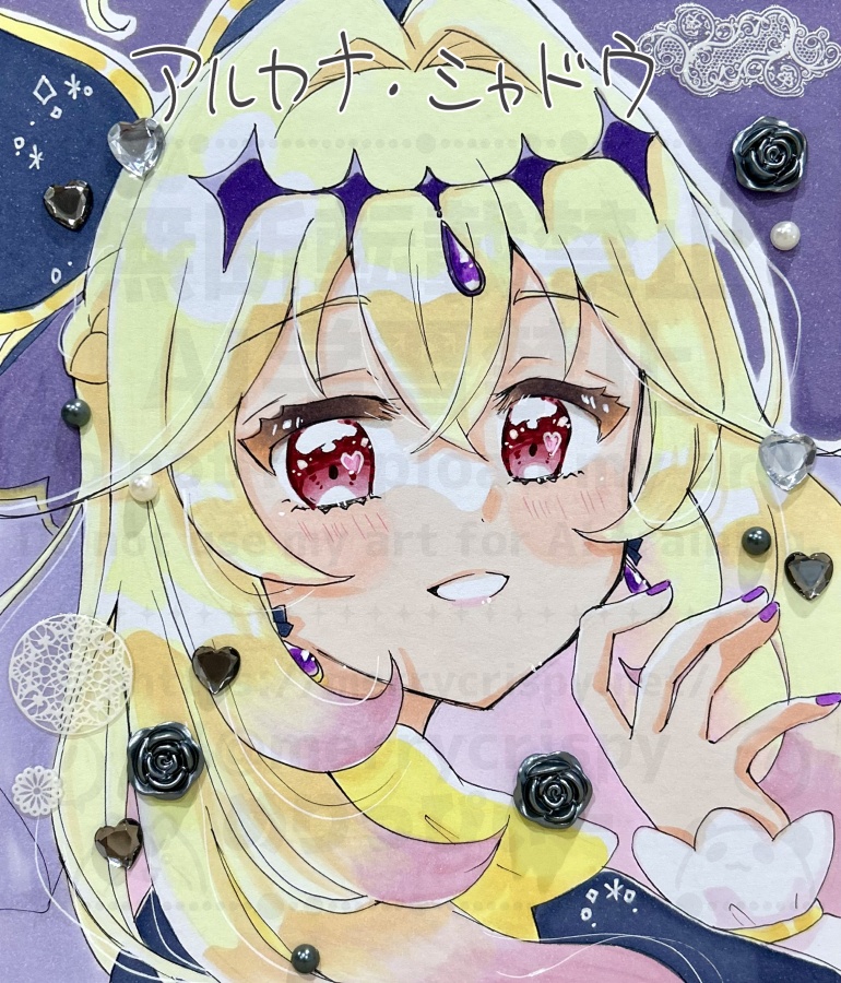 名探偵プリキュア!手描き色紙+ポストカード2種セット