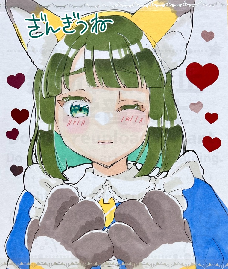 ラブライブ!蓮ノ空 手描き色紙