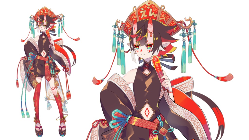 【Vtuber】FaceRig用Live2Dモデル(全身)