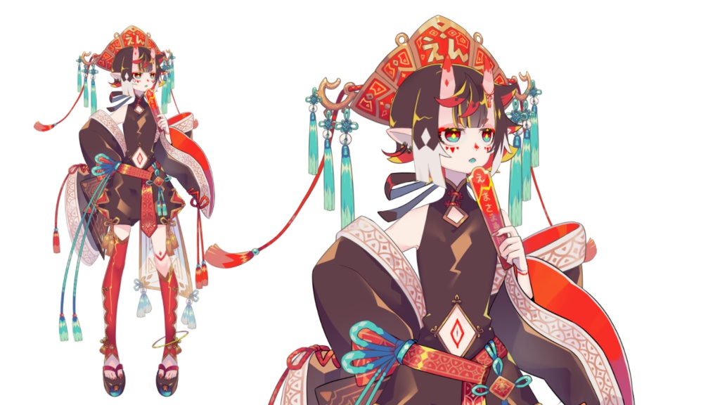 【Vtuber】FaceRig用Live2Dモデル(全身)