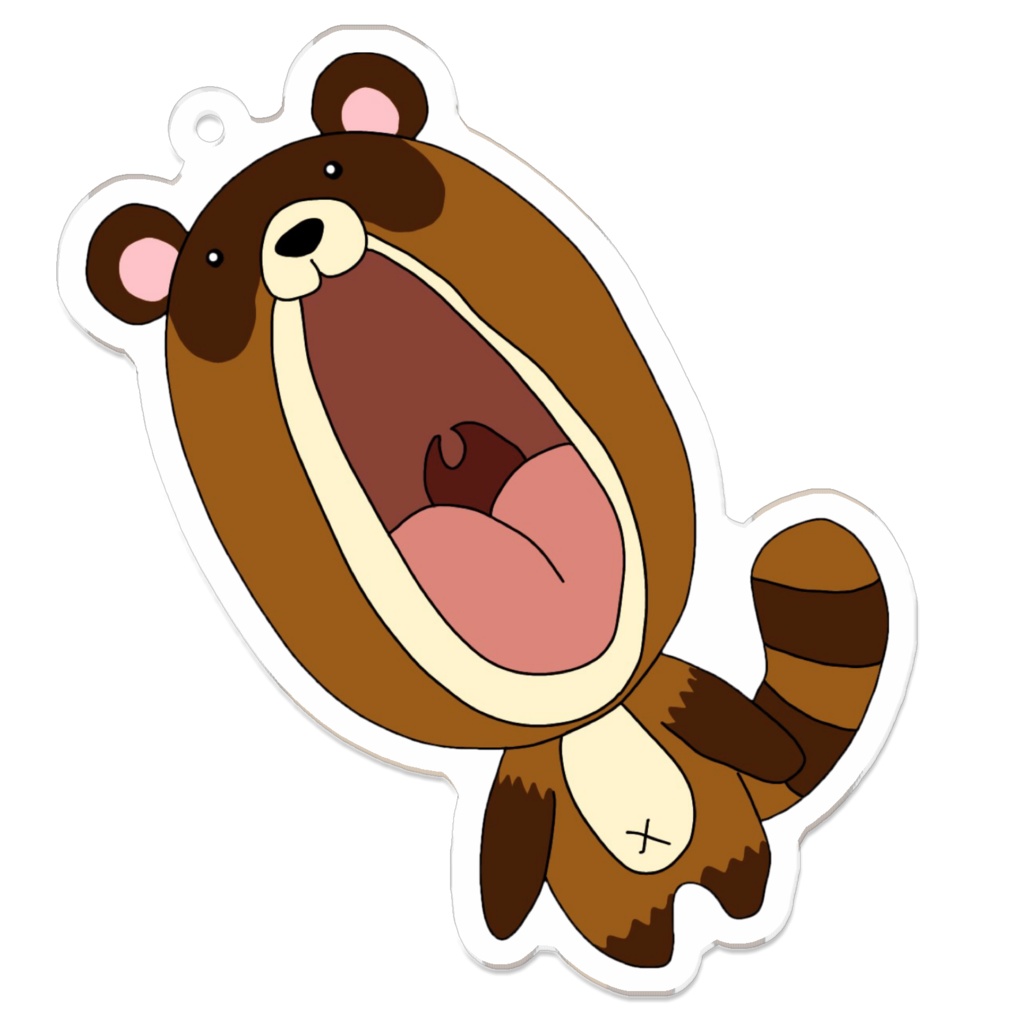 口ガバ開きフレンズ〜たぬき〜