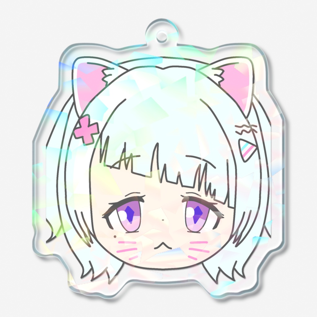 ねこ🚬🐈🚬-ホログラムアクキー-