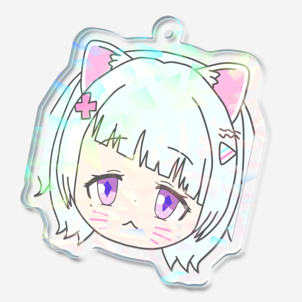 ねこ🚬🐈🚬-ホログラムアクキー-