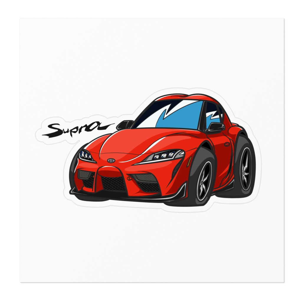 スープラA90 ステッカー(文字入り)