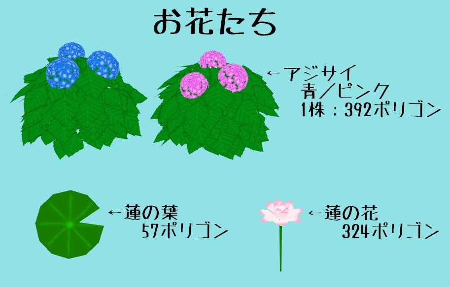 梅雨の散歩道セット