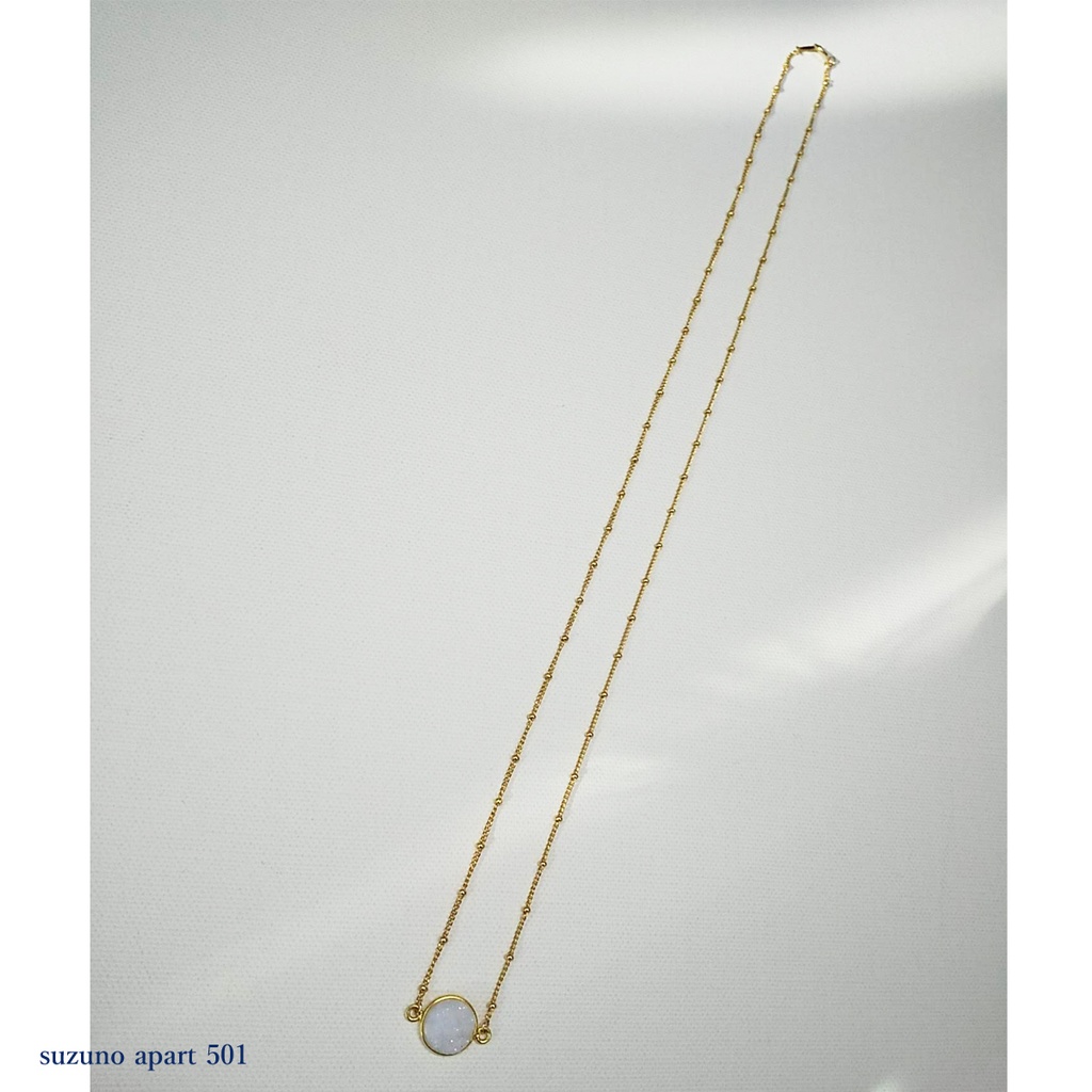 アゲートネックレス ゴールドフィルド製