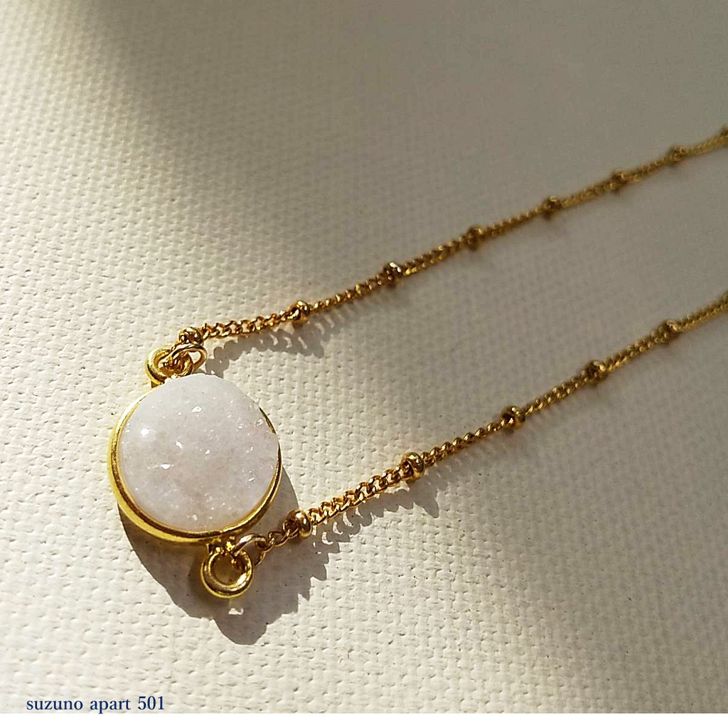 アゲートネックレス ゴールドフィルド製