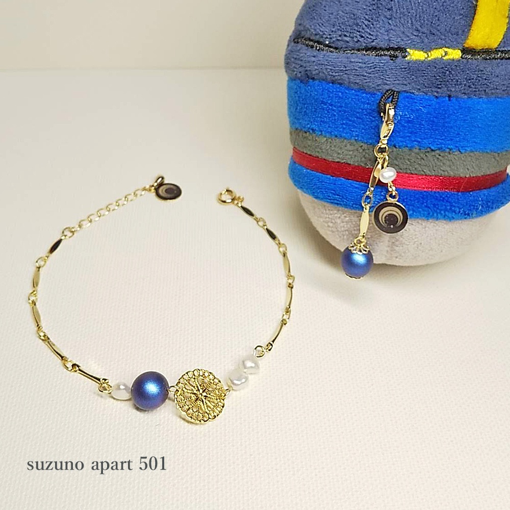 春の夜 ブレスレットとチャームセット 三日月宗近 鶴丸国永