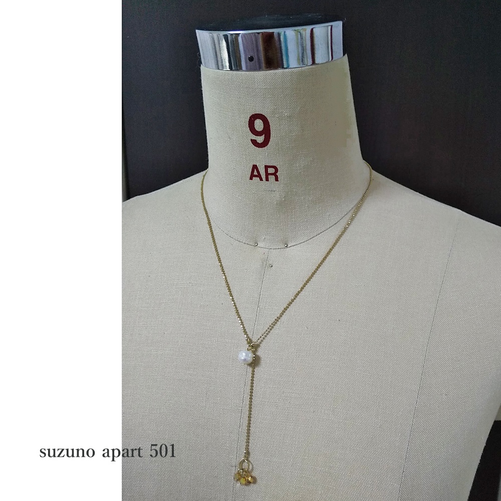 鶴丸国永 T型のネックレスとチャームのセット