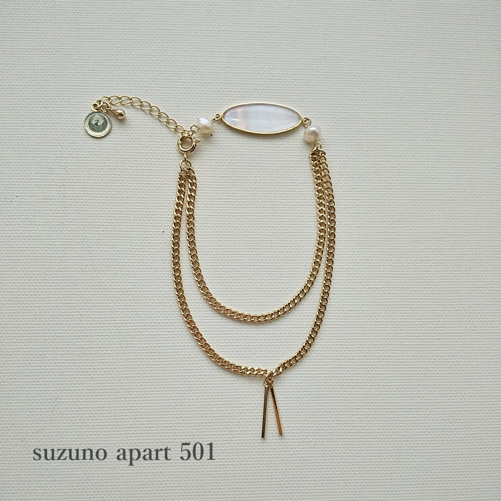 鶴丸国永　シェルブレスレット