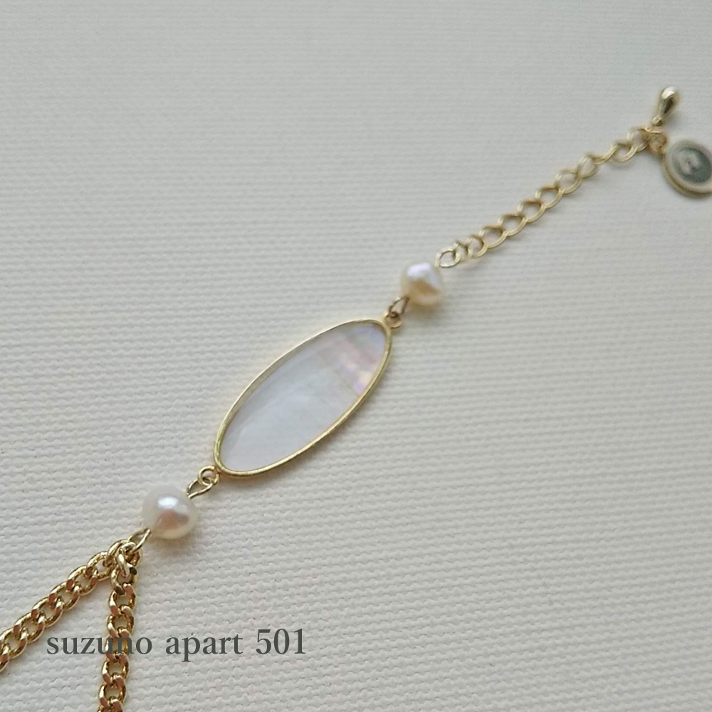 鶴丸国永 シェルブレスレット