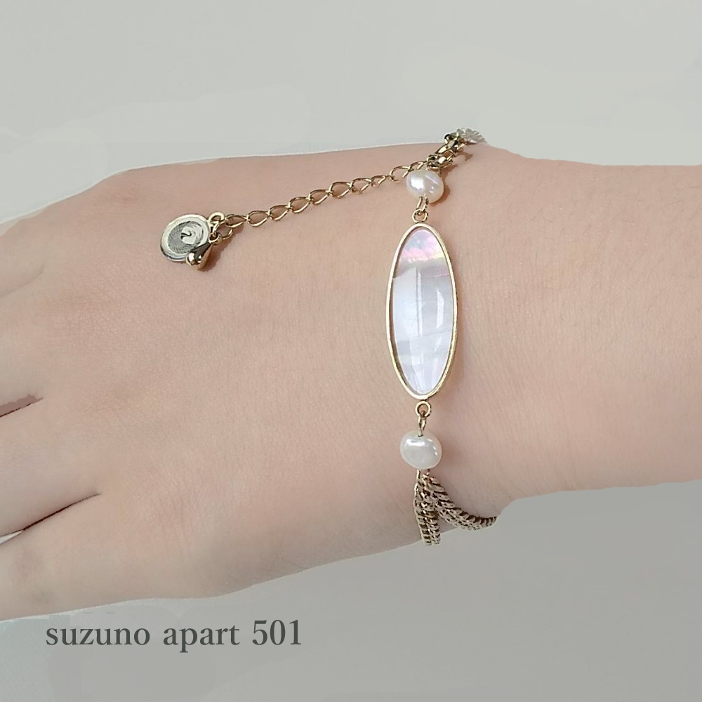 鶴丸国永 シェルブレスレット