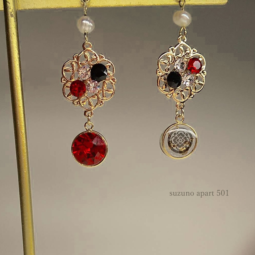 加州清光 ライトシャムカラー イヤーアクセサリー(ピアスorイヤリング)