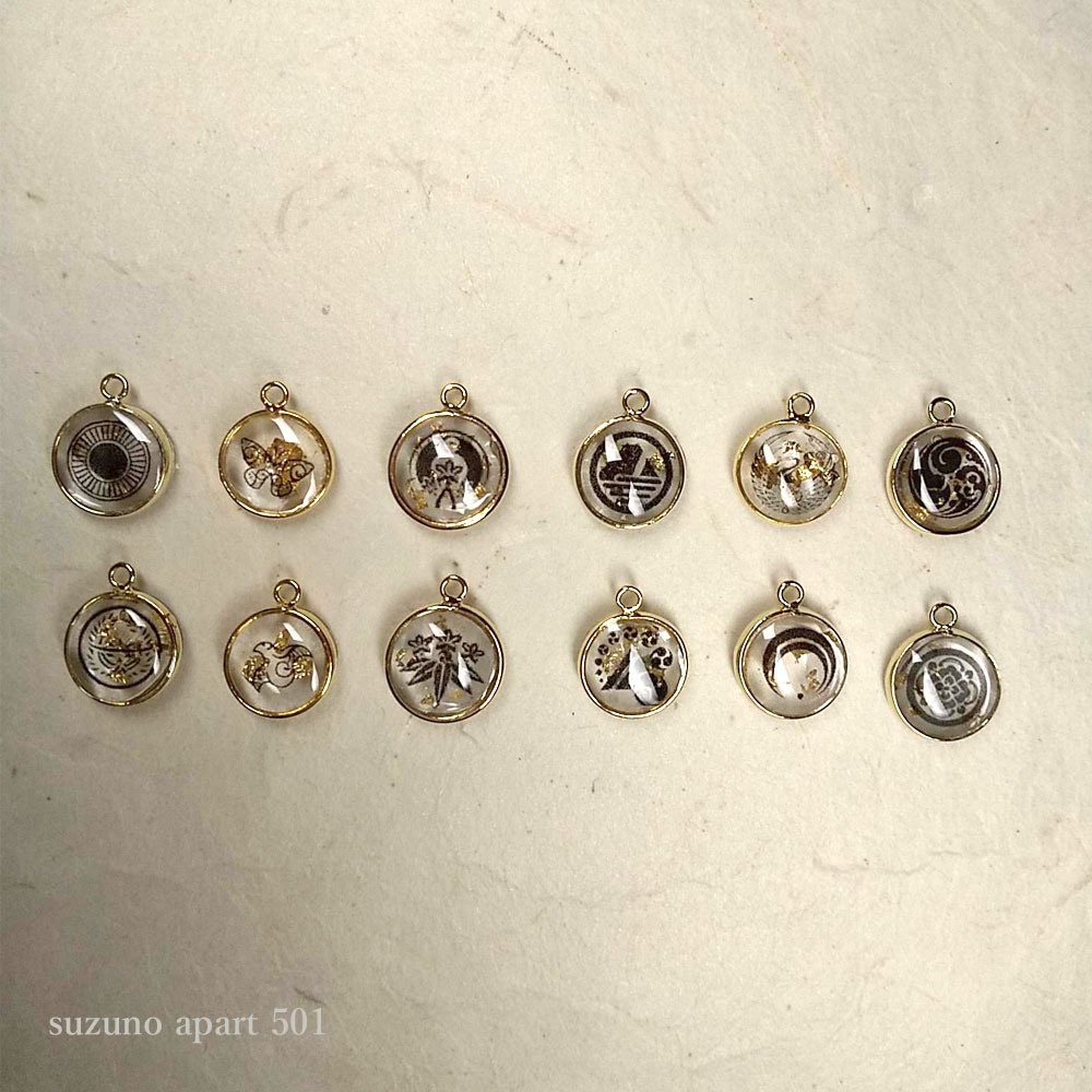 チェーン ブレスレット パール(選べる紋)