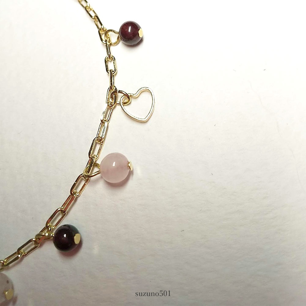 ♡と天然石の主応援ブレスレット 南泉一文字 肥前忠広