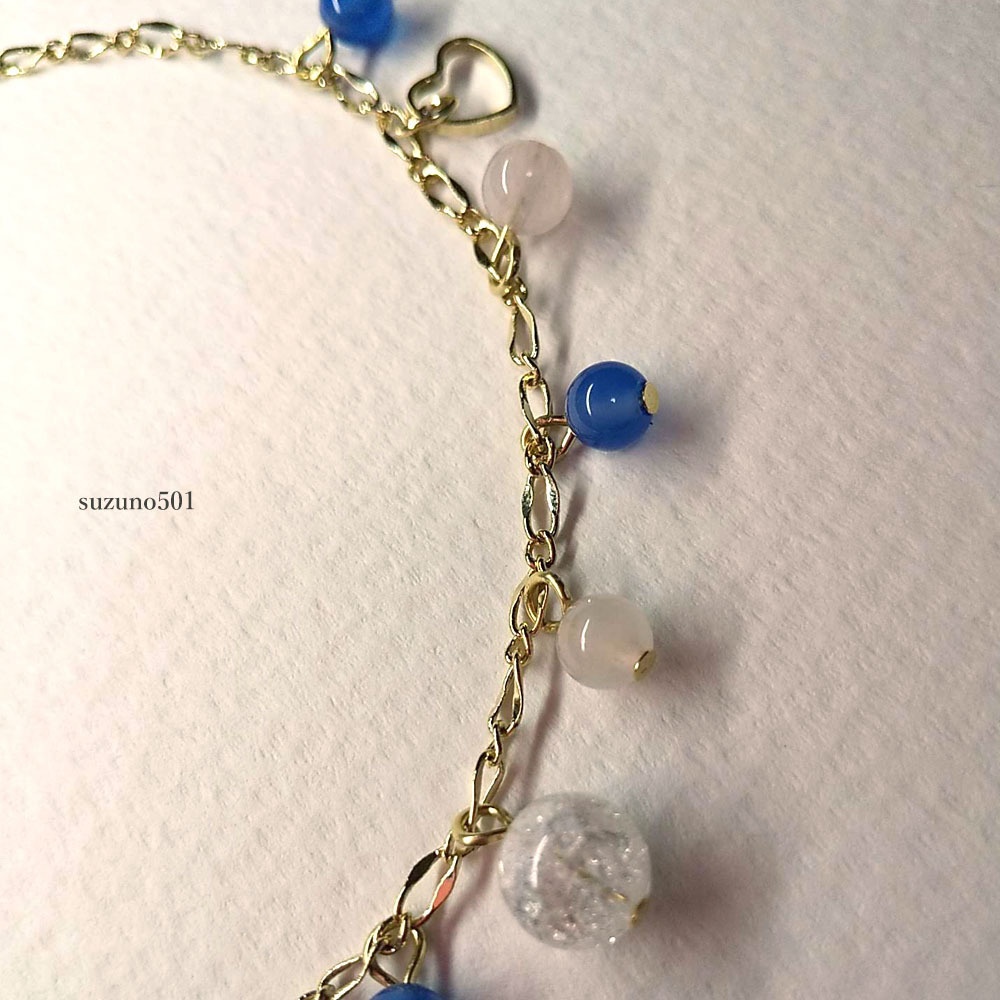 ♡と天然石の主応援ブレスレット 山姥切国広 山姥切長義