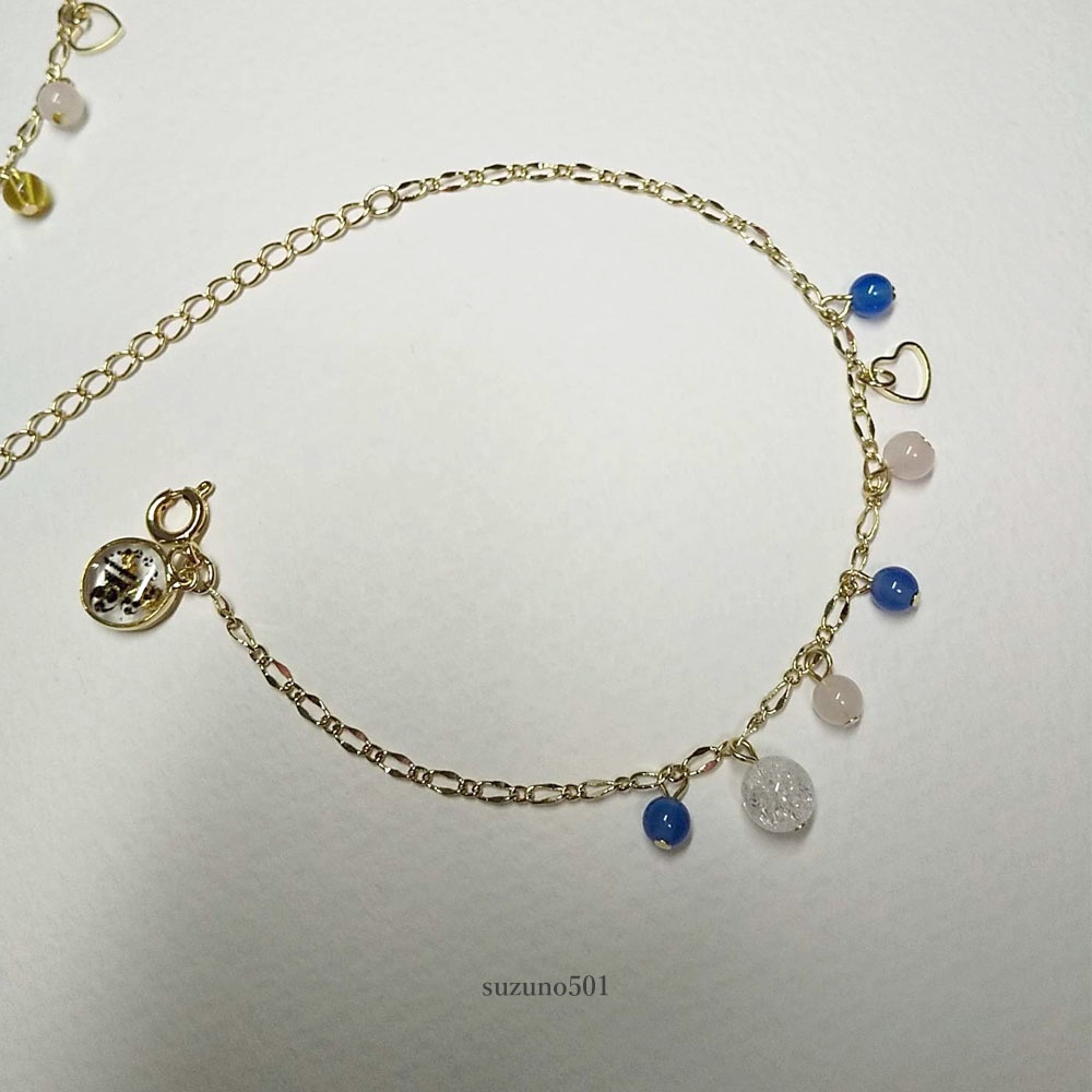 ♡と天然石の主応援ブレスレット 山姥切国広 山姥切長義