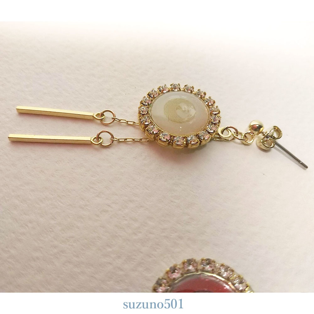 連爪 イヤーアクセサリー 大俱利伽羅、鶴丸国永