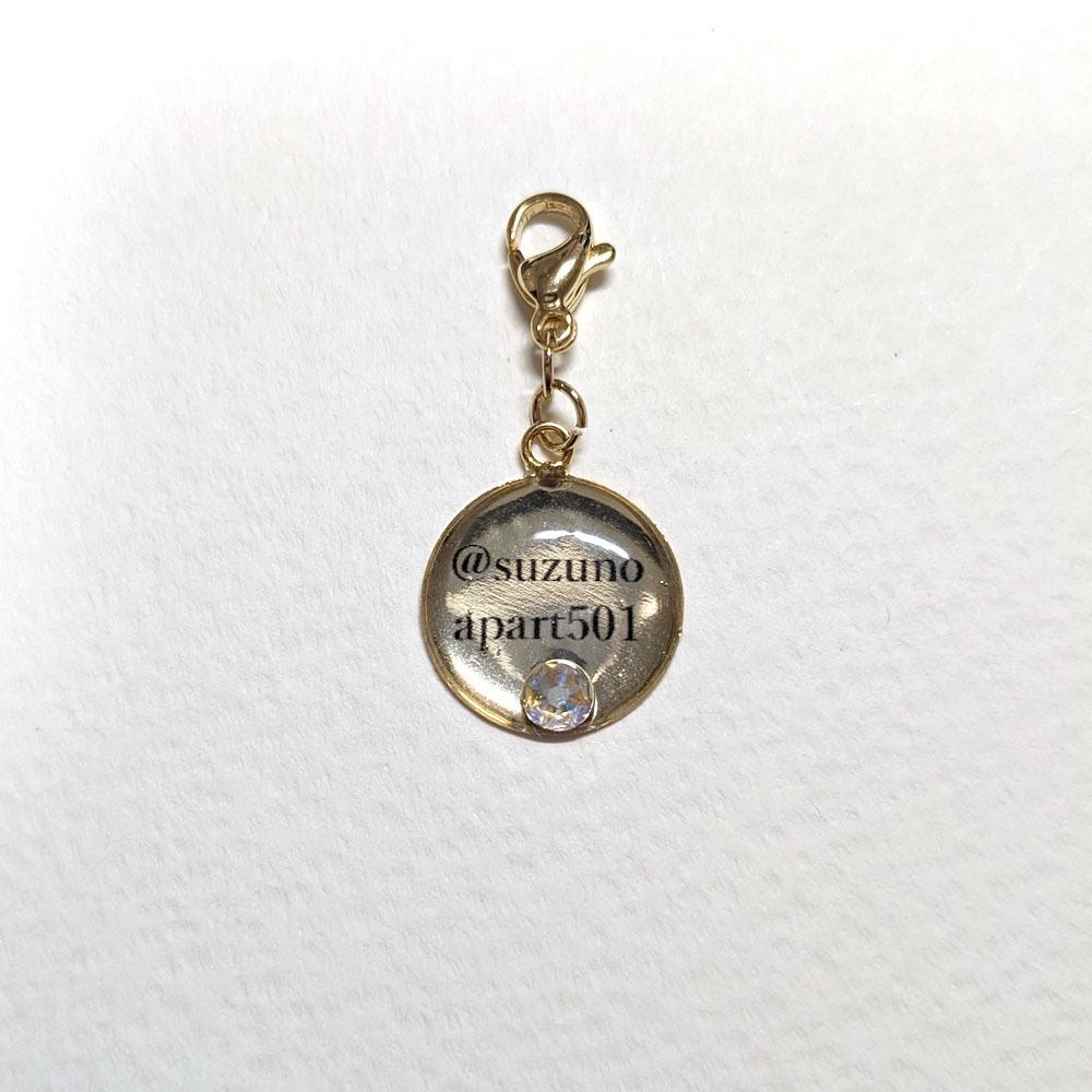 迷子札チャームセット　 15ｍｍ