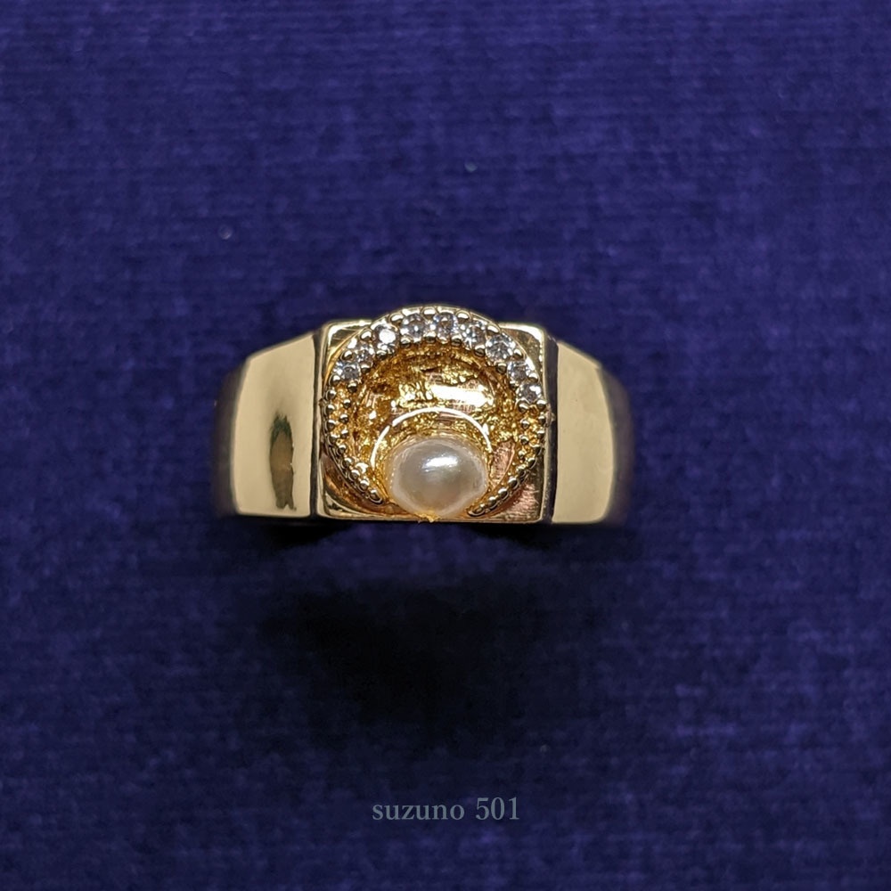 三日月宗近 キュービックジルコニア リング