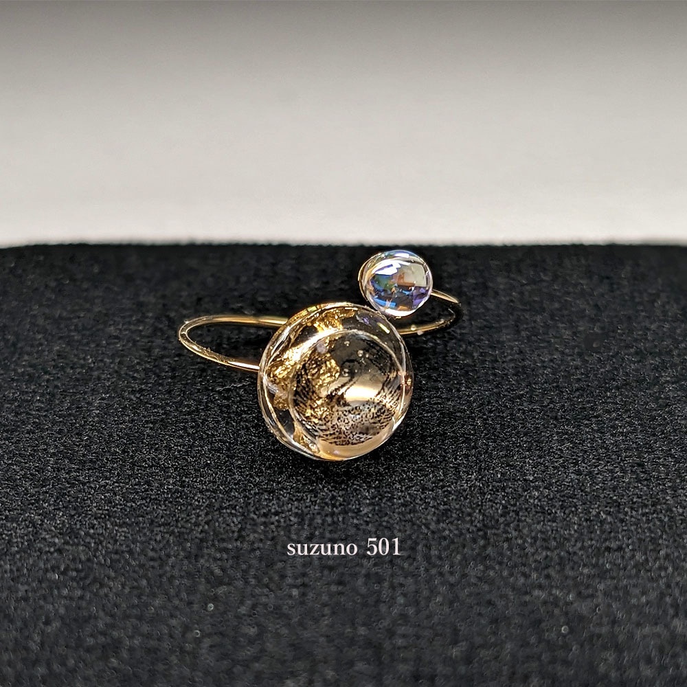 淡水パールのドーム型リング