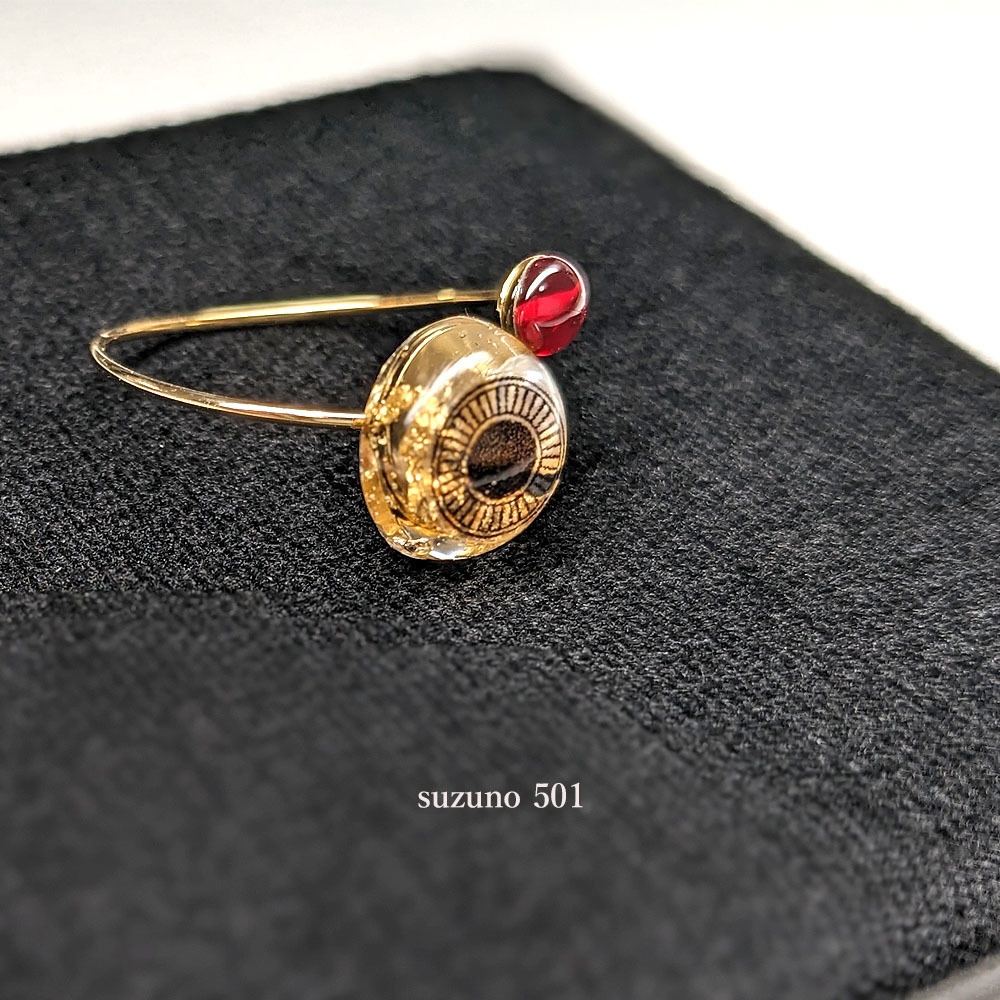 淡水パールのドーム型リング