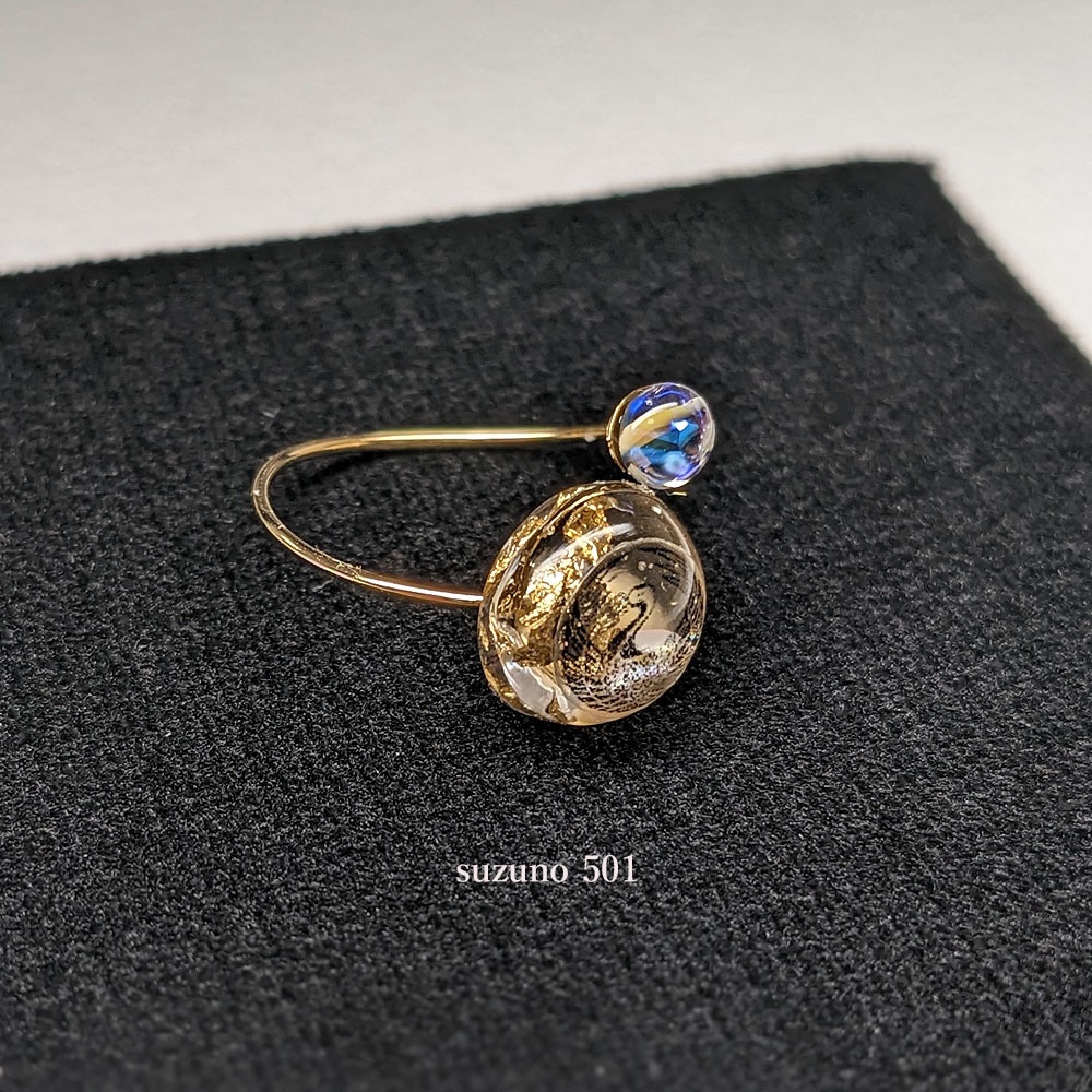 淡水パールのドーム型リング