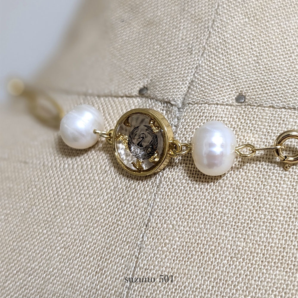 鶴丸国永の首飾り バックネックパール