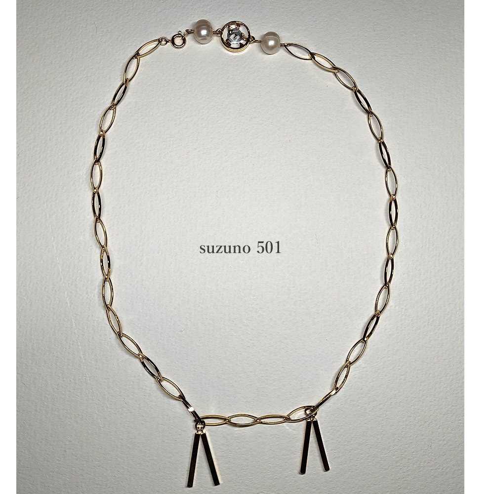 鶴丸国永の首飾り　バックネックパール