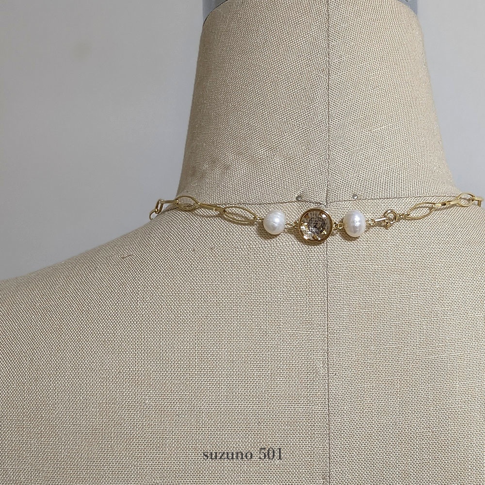 鶴丸国永の首飾り バックネックパール