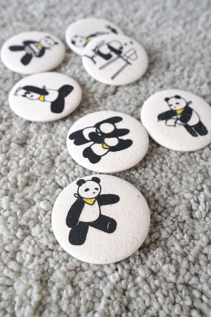 ワーキングパンダ オリジナル バッジ