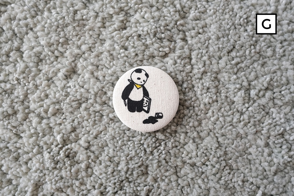 ワーキングパンダ オリジナル バッジ