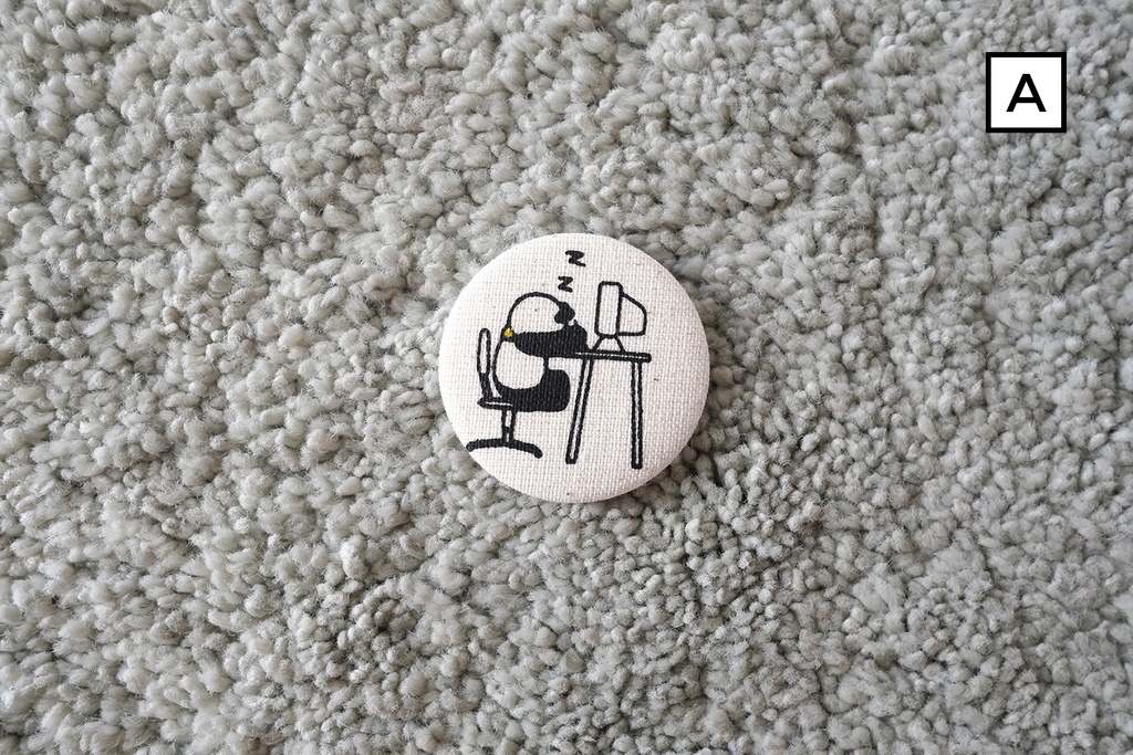 ワーキングパンダ オリジナル バッジ