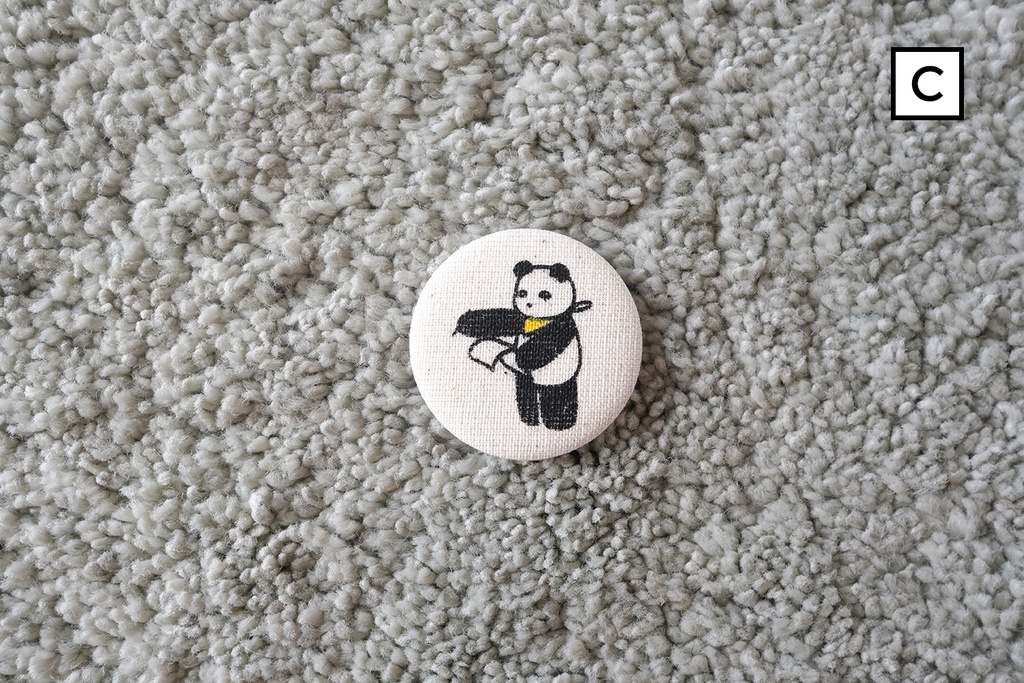 ワーキングパンダ オリジナル バッジ